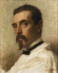 The painter Vicente Poleró y Toledo, 1873. Creator: Federico de Madrazo y Kuntz