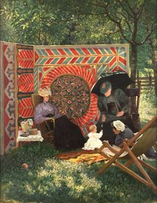 The painter's family in Marquartstein, c.1895. Creator: Henry Brokman