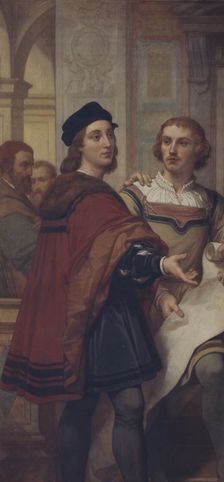 The Painters Raphael and Bernard van Orley, (c1520s), 1862-1872. Creator: Nicaise de Keyser