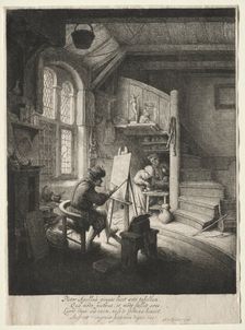The Painter's Studio. Creator: Adriaen van Ostade (Dutch, 1610-1684)