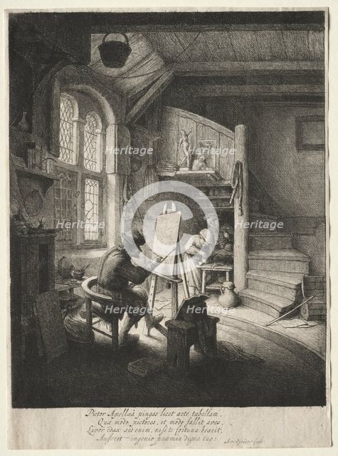 The Painter's Studio. Creator: Adriaen van Ostade (Dutch, 1610-1684).