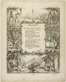 The Painter's Wandering Song, 1837. Creator: Rudolf von Normann