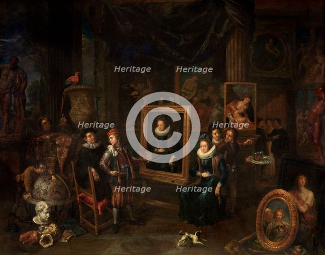 The Painters' Workshop, c1705. Creator: Gerard Thomas.