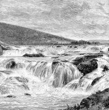 The Paikari Falls in the Nilgiris, India, 1895