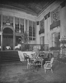 The Palm Room of the Ritz Carlton Hotel, New York, 1923