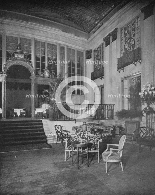The Palm Room of the Ritz Carlton Hotel, New York, 1923. Artist: Unknown.
