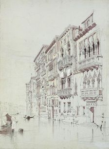 The Palazzo Contarini-Fasan, Venice, 6 - 16 May 1841. Artist: John Ruskin