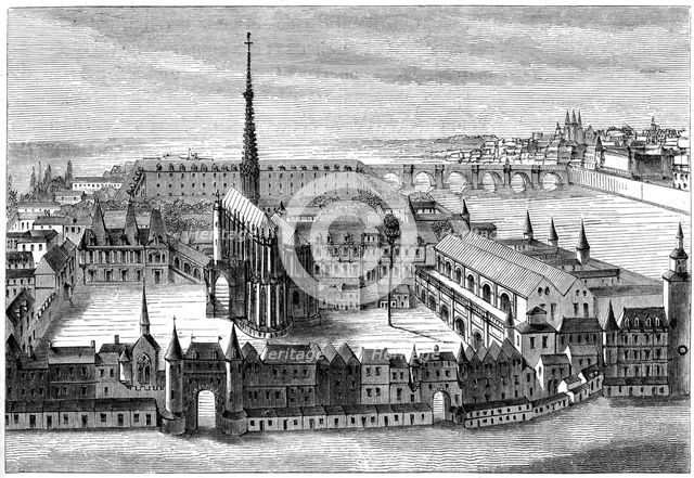 The palace, 16th century (1849). Artist: Unknown