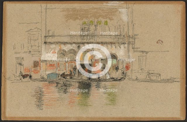 The Palace; white and pink, 1879/1880. Creator: James Abbott McNeill Whistler.