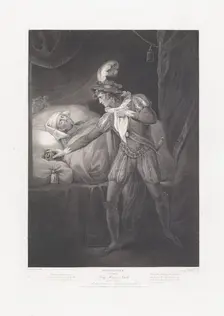 The Palace at Westminster: King Henry and the Prince of Wal..., first published 1795; reissued 1852. Creator: Robert Thew
