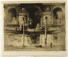 The Palace Doorway, plate 22 from the North Italian Set, 1895. Creator: David Young Cameron