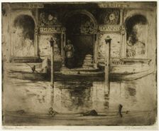 The Palace Doorway, plate 22 from the North Italian Set, 1895. Creator: David Young Cameron