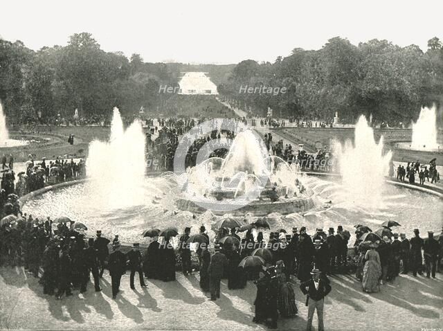 The Palace Fountains, Versailles, France, 1895.  Creator: Unknown.
