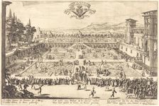 The Palace Gardens at Nancy, 1625. Creator: Jacques Callot