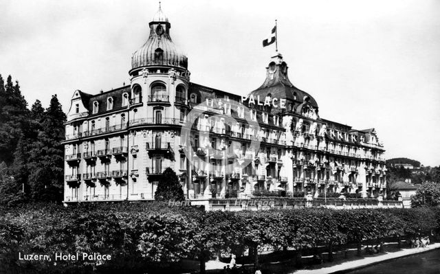 The Palace Hotel, Lucerne, Switzerland, early 20th century. Artist: Unknown