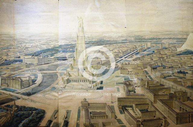 The Palace of the Soviets, 1944.