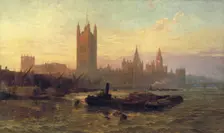 The Palace of Westminster 1892. Artist: George Vicat Cole