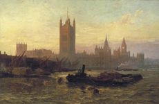 'The Palace of Westminster', 1892. Artist: George Vicat Cole