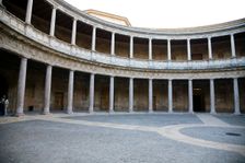 The Palace of Charles V, Alhambra, Granada, Spain, 2007. Creator: Samuel Magal