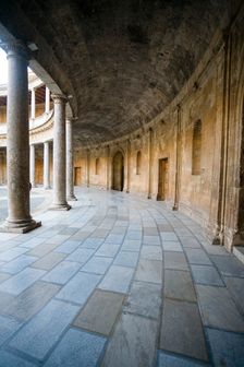 The Palace of Charles V, Alhambra, Granada, Spain, 2007. Creator: Samuel Magal