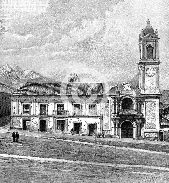 The Palace of Congress, La Paz, Bolivia, 1895. Artist: Unknown