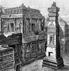 The Palace of Kailash, Ellora, India, 1895