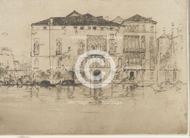 The Palaces, 1879-1880. Creator: James Abbott McNeill Whistler.