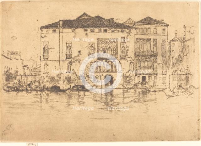 The Palaces, 1880. Creator: James Abbott McNeill Whistler.