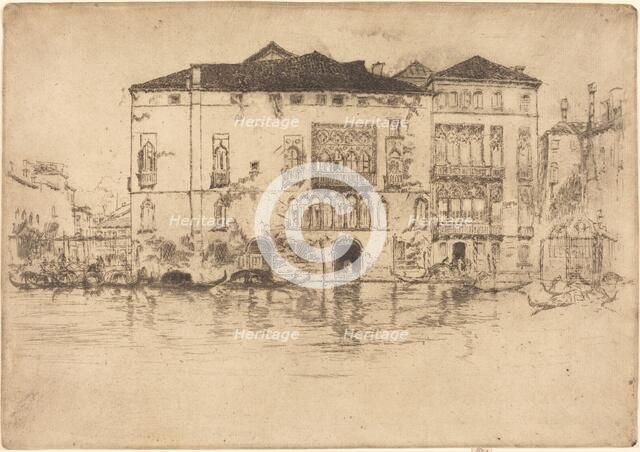 The Palaces, 1880. Creator: James Abbott McNeill Whistler.