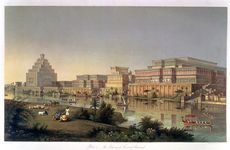 'The Palaces of Nimrud Restored', 1853. Artist: Unknown