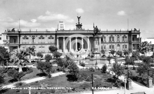 The Palacio de Gobierno, Lima, Peru, early 20th century.Artist: EE Barros