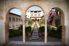 The Palacio de Generalife, Alhambra, Granada, Spain, 2007. Creator: Samuel Magal