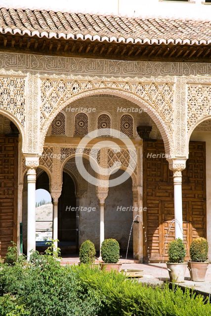 The Palacio de Generalife, Alhambra, Granada, Spain, 2007.  Creator: Samuel Magal.