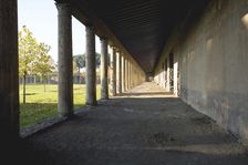 The palaestra in Pompeii, Italy. Creator: Samuel Magal
