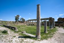 The Palaestra of the Petronii, Thuburbo Majus, Tunisia. Creator: Samuel Magal