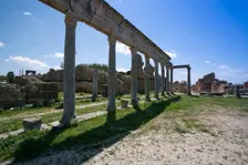 The Palaestra of the Petronii, Thuburbo Majus, Tunisia. Creator: Samuel Magal