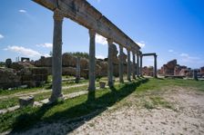 The Palaestra of the Petronii, Thuburbo Majus, Tunisia. Creator: Samuel Magal