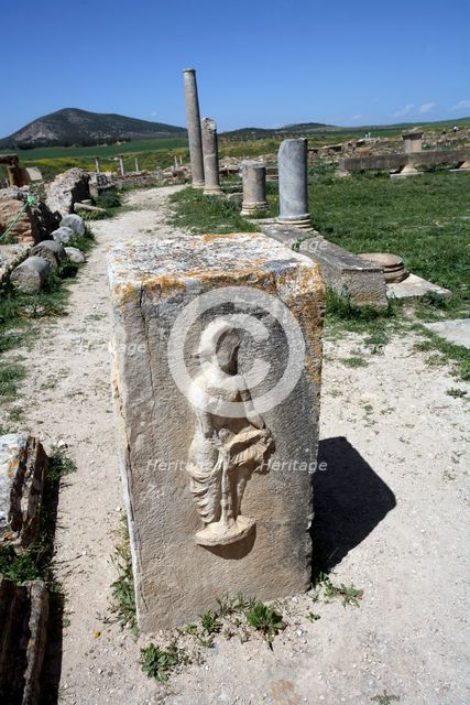 The Palaestra of Petronii, Thuburbo Majus, Tunisia. Creator: Samuel Magal.