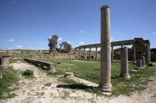 The Palaestra of Petronii, Thuburbo Majus, Tunisia. Creator: Samuel Magal