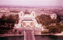 The Palais de Chaillot from above, Paris, France, c1955. Creator: Arthur Charles Kirby Ware