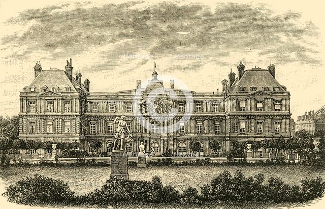 'The Palais De Luxembourg, Paris', 1890.   Creator: Unknown.