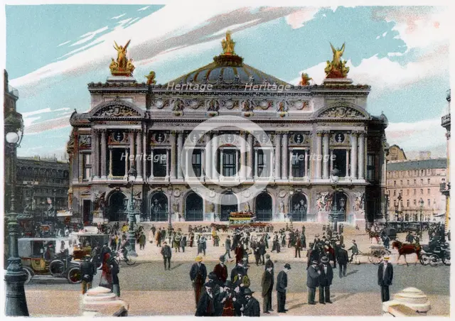The Palais Garnier, Paris, c1900. Artist: Unknown