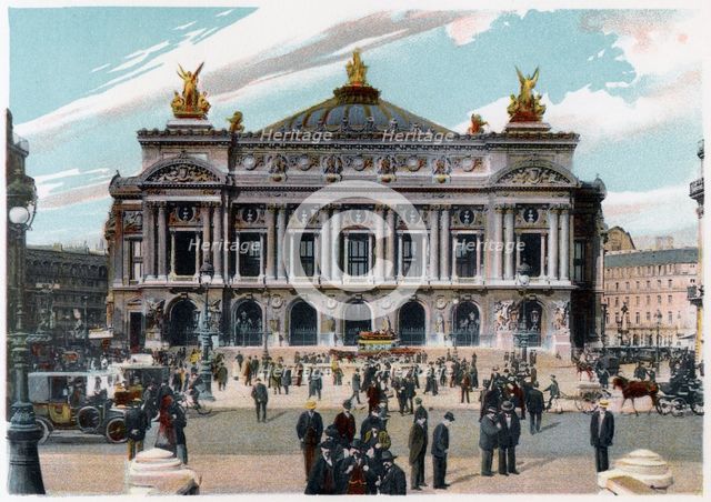 The Palais Garnier, Paris, c1900. Artist: Unknown