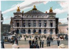 The Palais Garnier, Paris, c1900