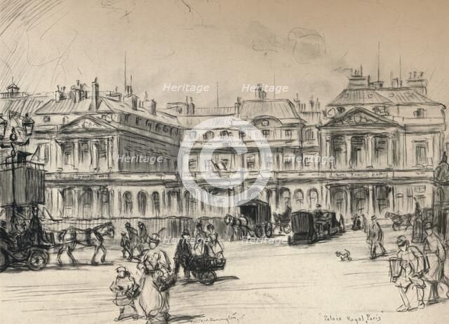 'The Palais-Royal', 1915. Artist: Frank Milton Armington.