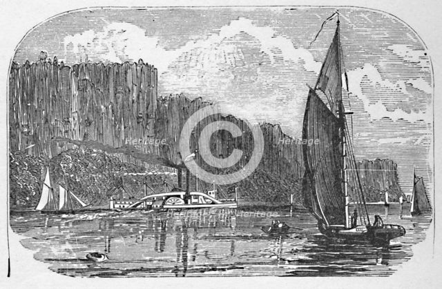 'The Palisades', 1883. Artist: Unknown.