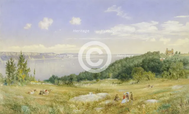 The Palisades, ca. 1870. Creator: John William Hill.