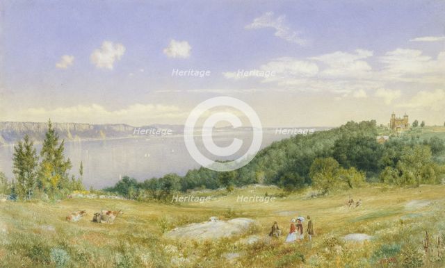 The Palisades, ca. 1870. Creator: John William Hill.