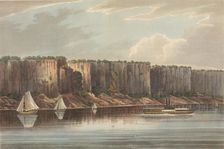 The Palisades (No. 19 of The Hudson River Portfolio), 1823-24. Creator: John Hill