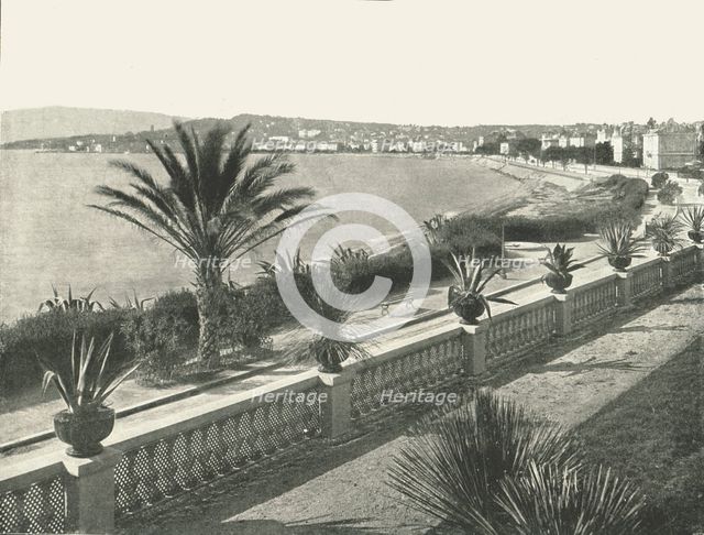 The panorama of La Croisette, Cannes, France, 1895.  Creator: Unknown.